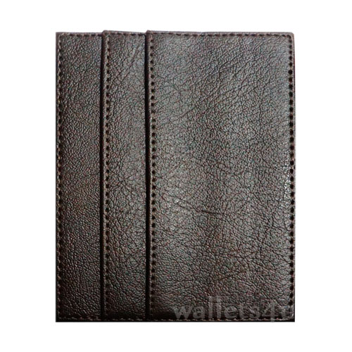 Magic Wallet, brown leather, multi card - MC0258